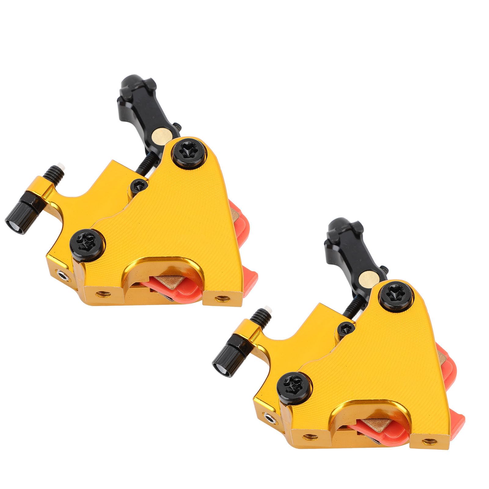 Generic Zacisk Hamulca Tarczowego Roweru Zacisk Hamulca Tarczowego Roweru Szosowego ze Stopu Aluminium Pasuje do Tarcz 140 Mm i 160 Mm Przewód Hydrauliczny Ciągnięcie Przodu i Tyłu Zastosowanie dla