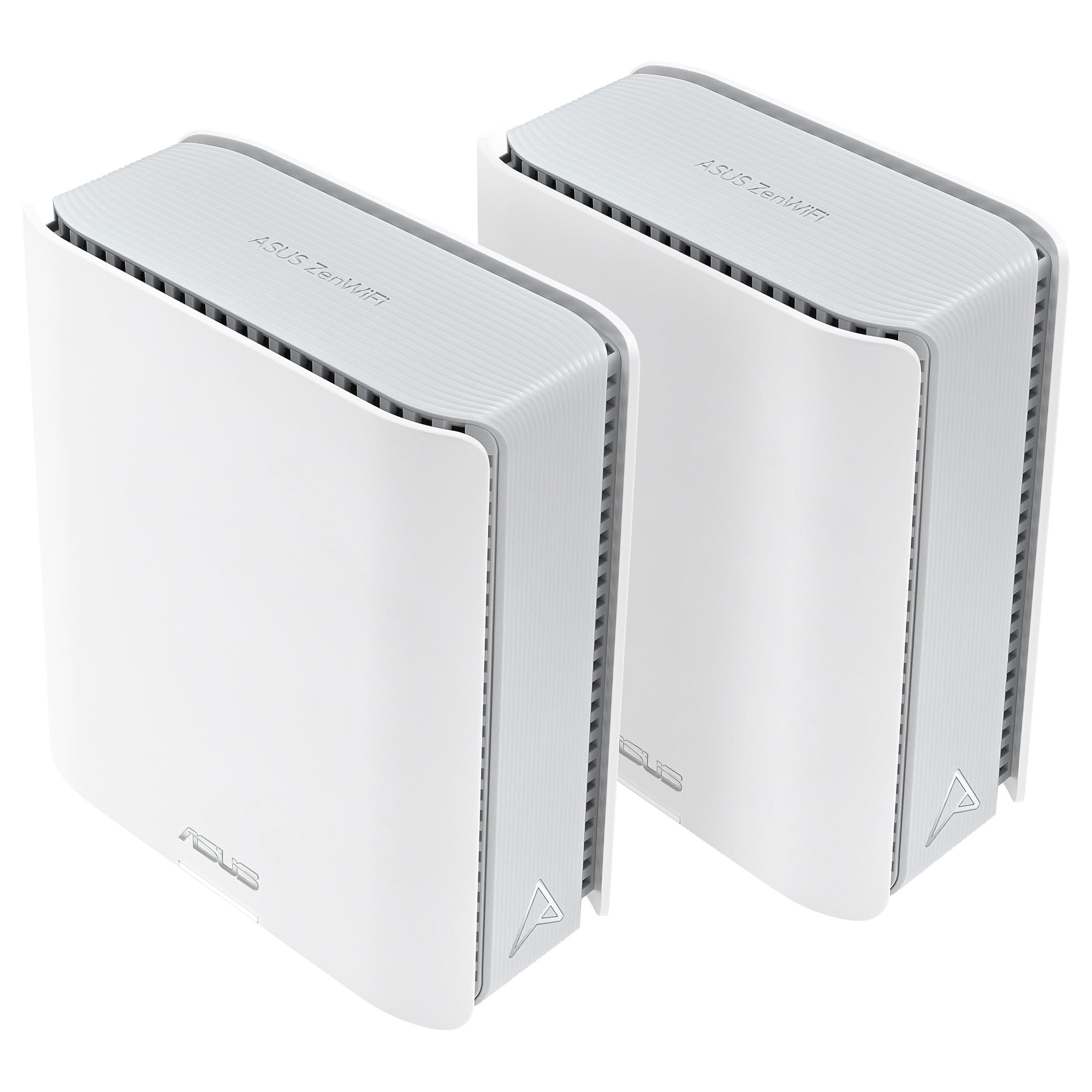 ASUS ZenWiFi BT8 2-Pack - WiFi 7 Mesh tribanda, 14 Gbps, Dos Puertos 2,5G, Seguridad y Control Parental incluidos, Smart Home Master SSIDs, 4G & 5G Mobile Tethering, Blanco
