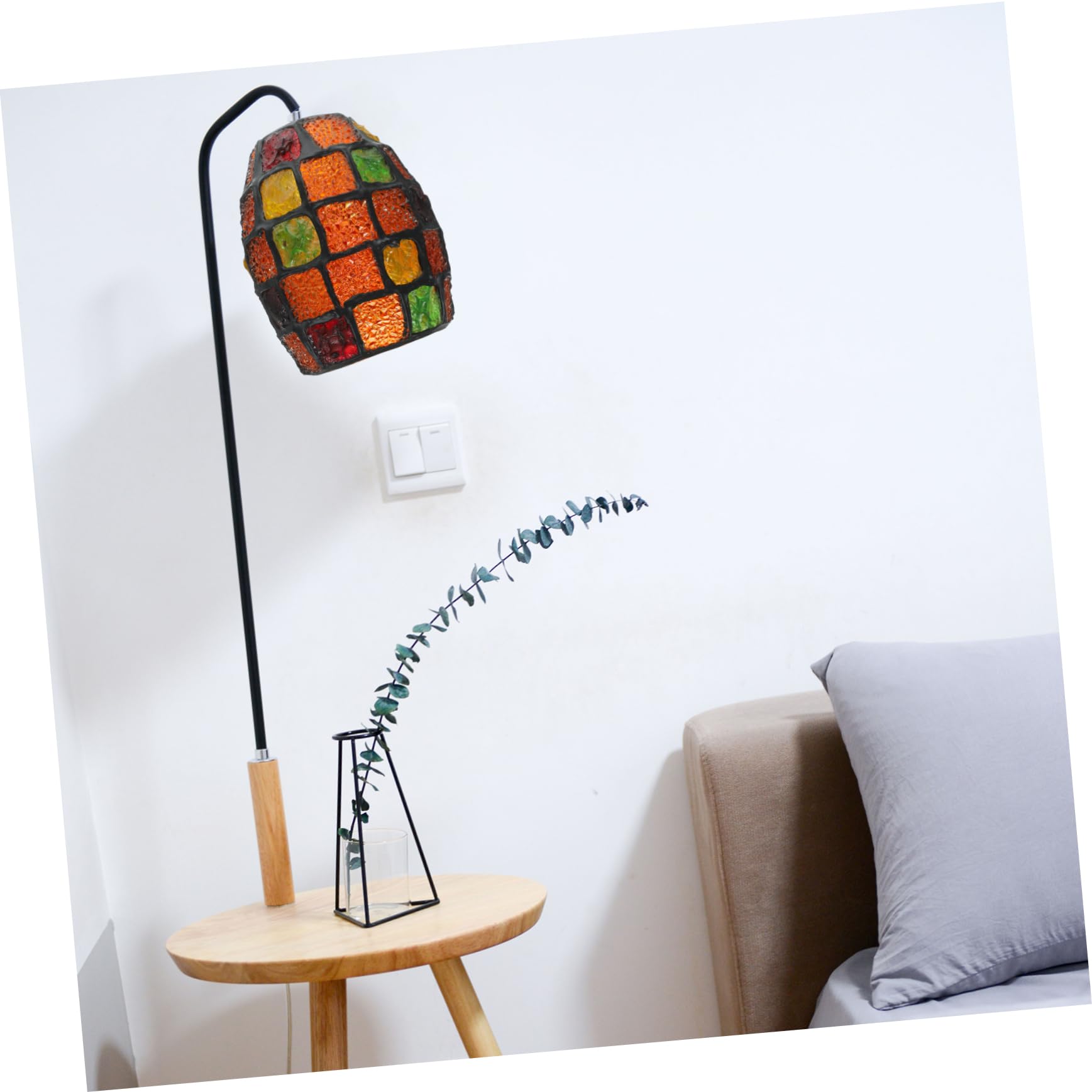 Amazon.co.jp: Outanaya ステンドグラスランプシェード 装飾