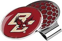 Vista 71 de LinksWalker Collegiate Team Golf Ball Marker with Magnetic Hat Clip Holder plateado