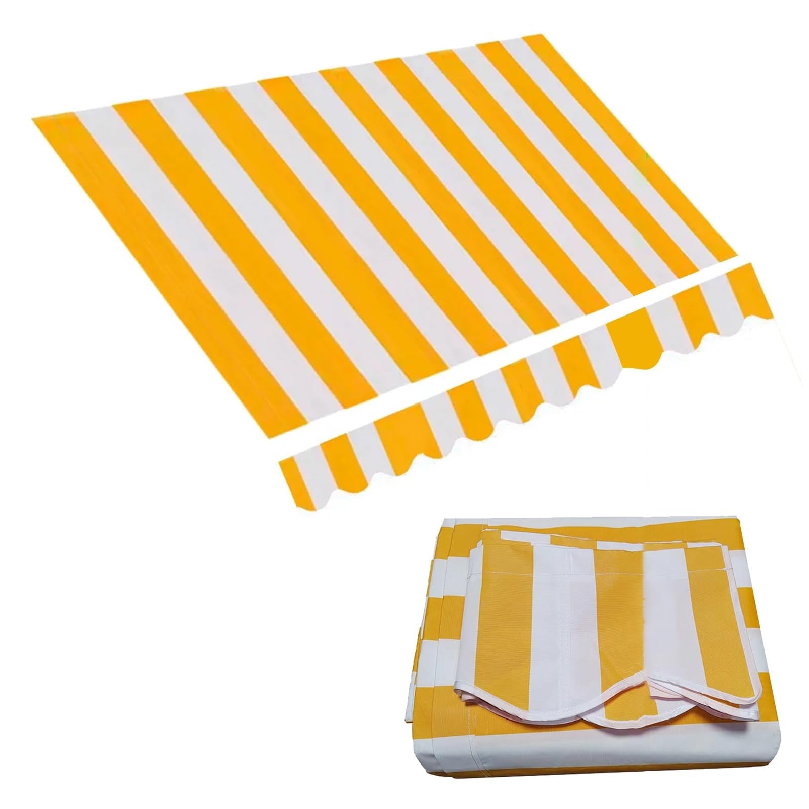 toile pour store banne Housse de rechange universelle pour auvents, camping-car, balcon, cour, terrasse, jardin, gazebo, tissu pare-soleil avec protection contre les UV et l'eau, couverture d'abri sup
