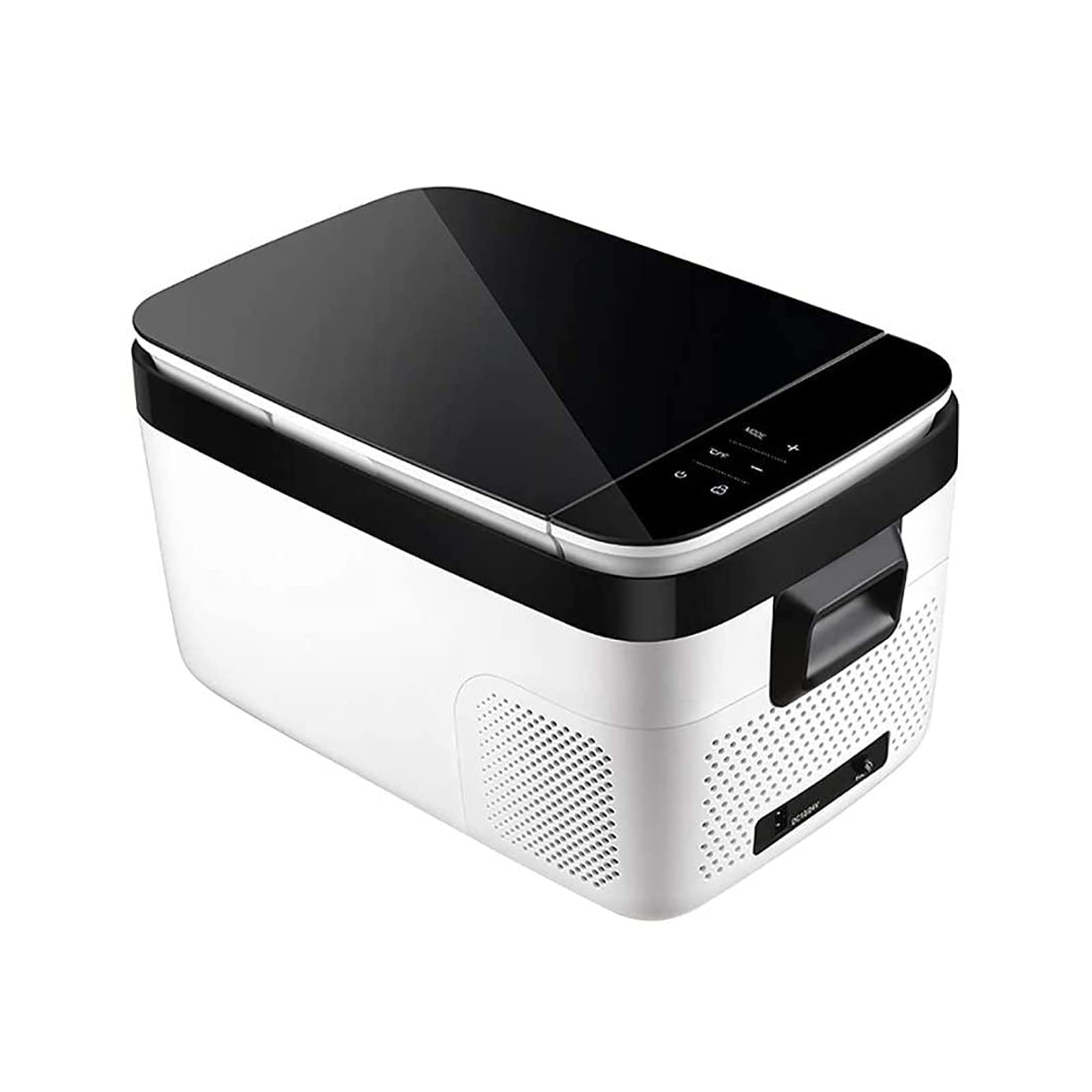 OREPKKQ Nevera para Coche Enfriador de compresor de 12 V, ideal para dormitorio/oficina/coche/dormitorio, refrigerador y congelador portátiles, 18 L/25 L
