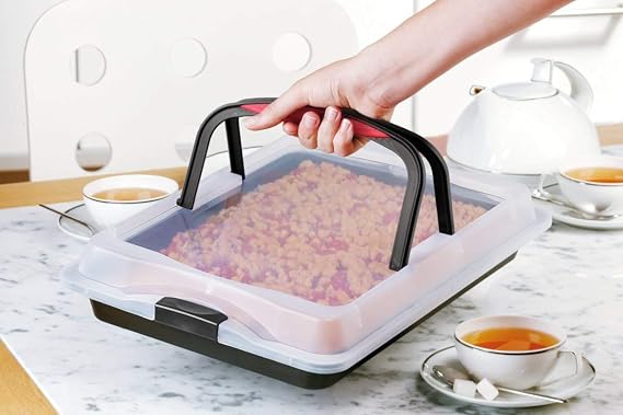 Zenker 3960 Baking Tray with Lid with Soft Handles