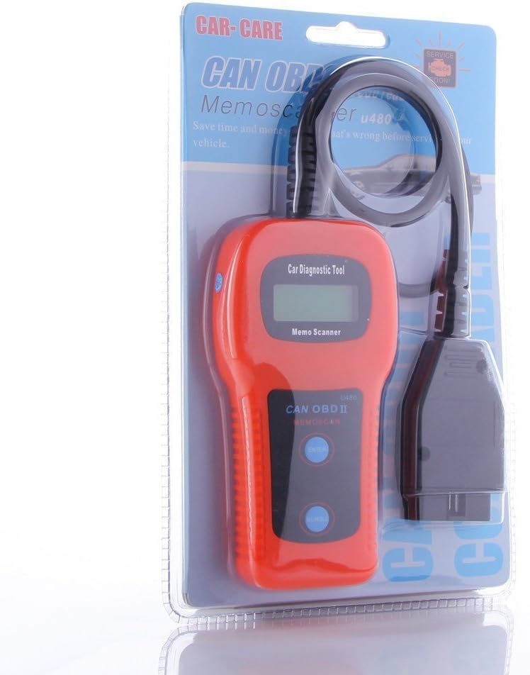 LYL® U480 Car Auto Diagnostic Scanner OBD2 OBDII CAN-BUS Code Reader Memoscanner
