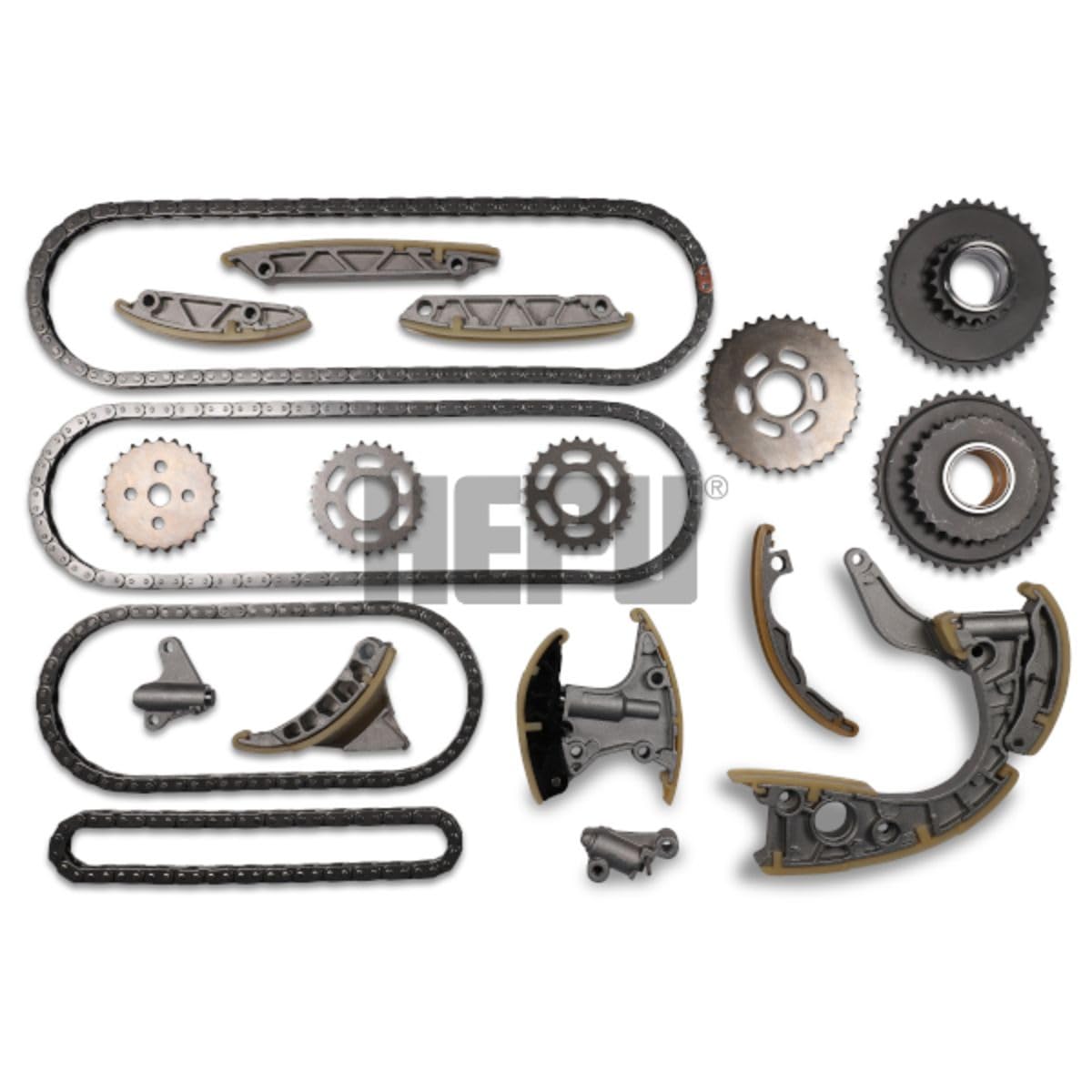 Jeu De Distribution à Chaînes Pour Audi A6 C6 3.0 TDI Quattro & VW Touareg 3.0 V6 TDI - FEBI 100486