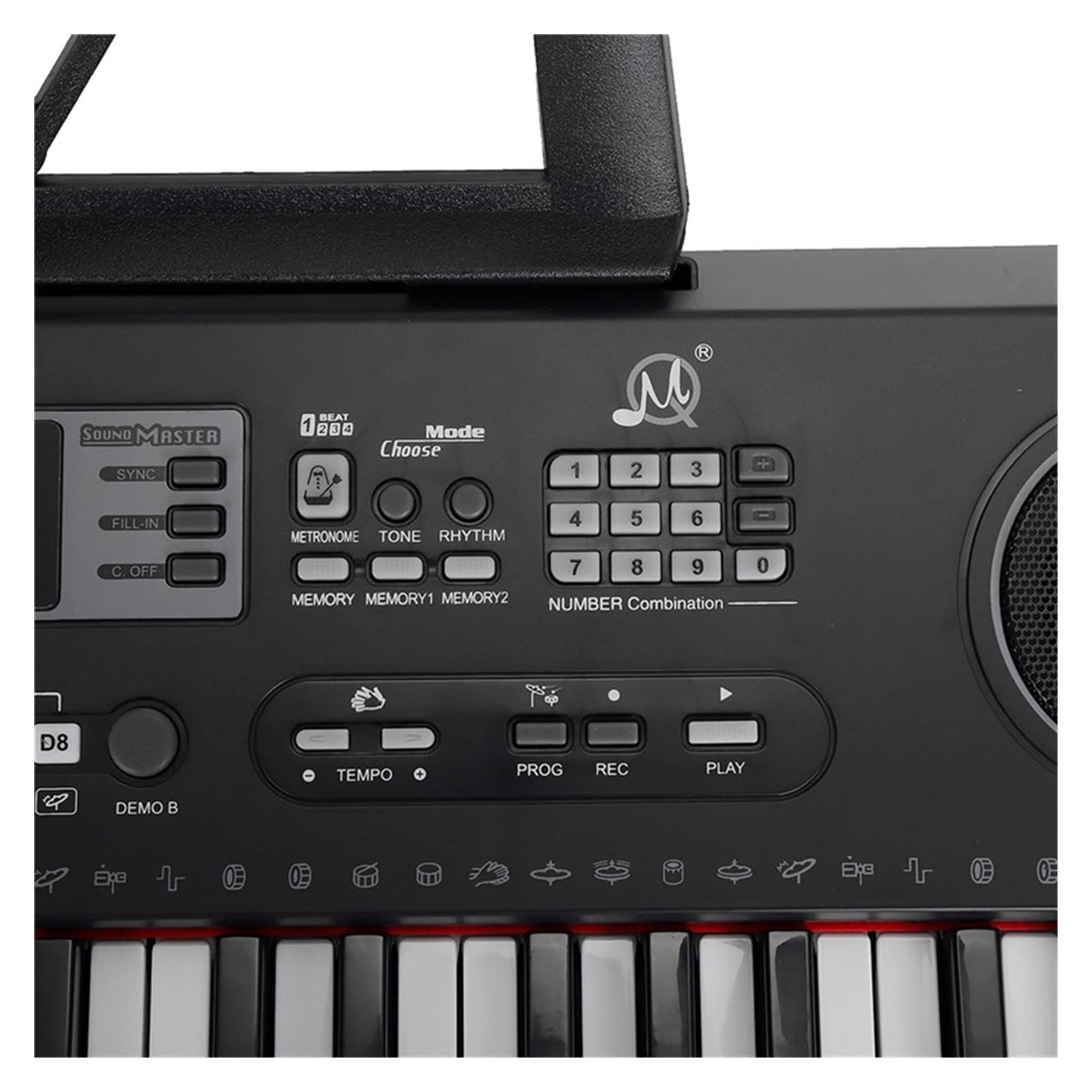 Tastiera Musicale 61 Tasti Musical Eletronic Taston Musical Musical Strumento per Principianti