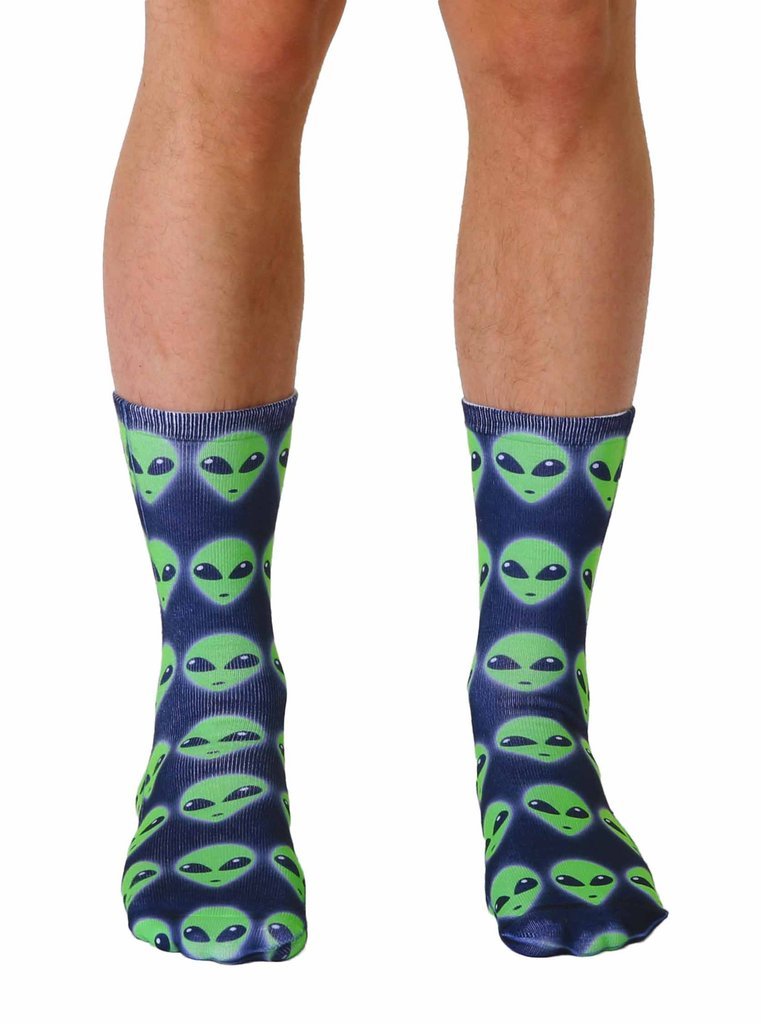 Living RoyalCrew Novelty Socks with a Helicase brand sock ring
