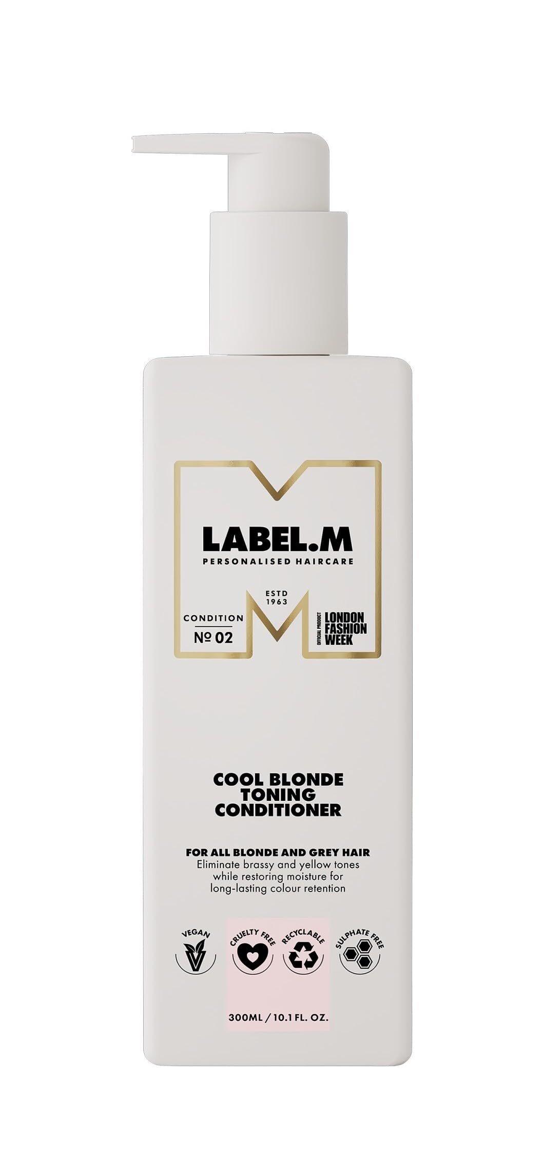 LABEL.M Cool Blonde Toning Conditioner 300ml With Recyclable Pump