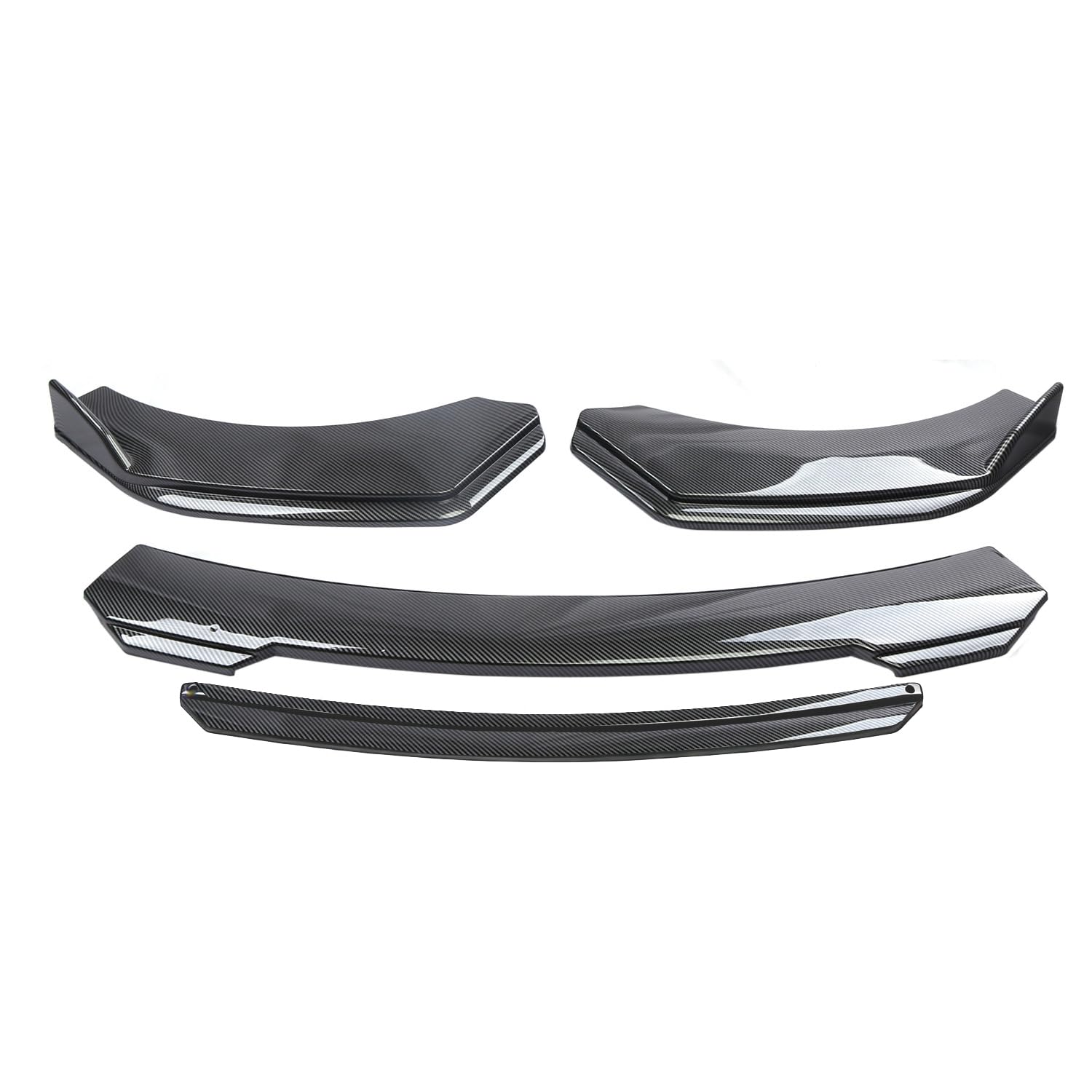 JXZHENG Car Front Lip For Jaguar XK/XKR Coupé/Convertibile X150 X100 XK/XK8/XKR 1996-2015, Performance Front Bumper Splitter Lip Car Diffuser Body Kit Spoiler Car Front Spoilers,K