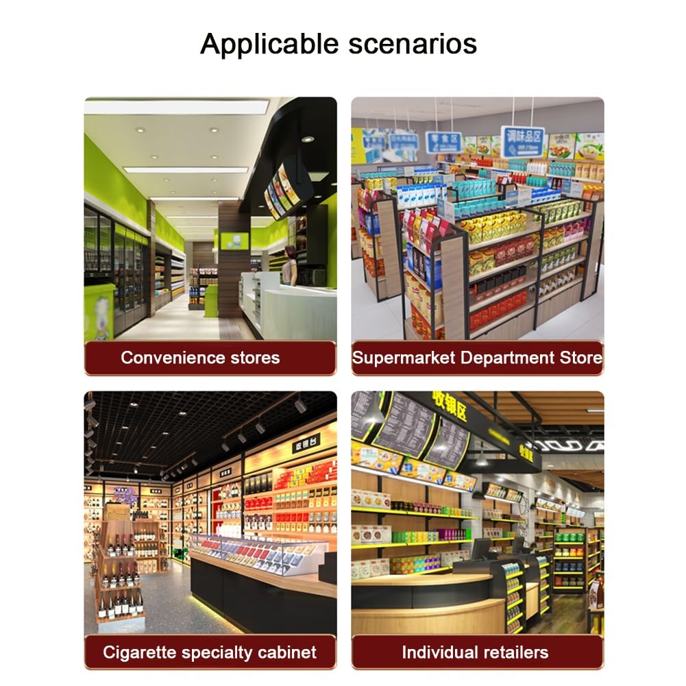 Amazon.com: Cigarette Display Stand Holder Cigarette Display Holder,  Rectangular Cigarette Case Holder, Wall Mounted Retail Display Case,  Supermarket Counter Store Display Shelves, Acrylic Stand Rack, Assemble(11  : Health & Household