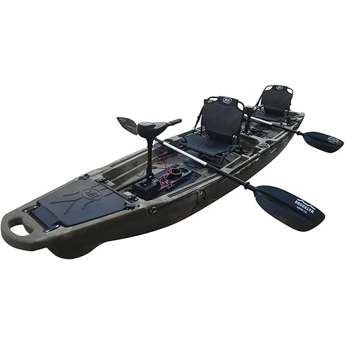 Brooklyn 14.0 Pro Motorized Tandem Kayak (PK14) (Green camo)