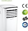 Comfee MPPH-07CRN7 Mobile Air Conditioner 7000 BTU 2.0 kW Cooling Ventilating & Dehumidifying Room Size up to 68 m ³ (25 m ²) with Exhaust Hose [Energy Class A]