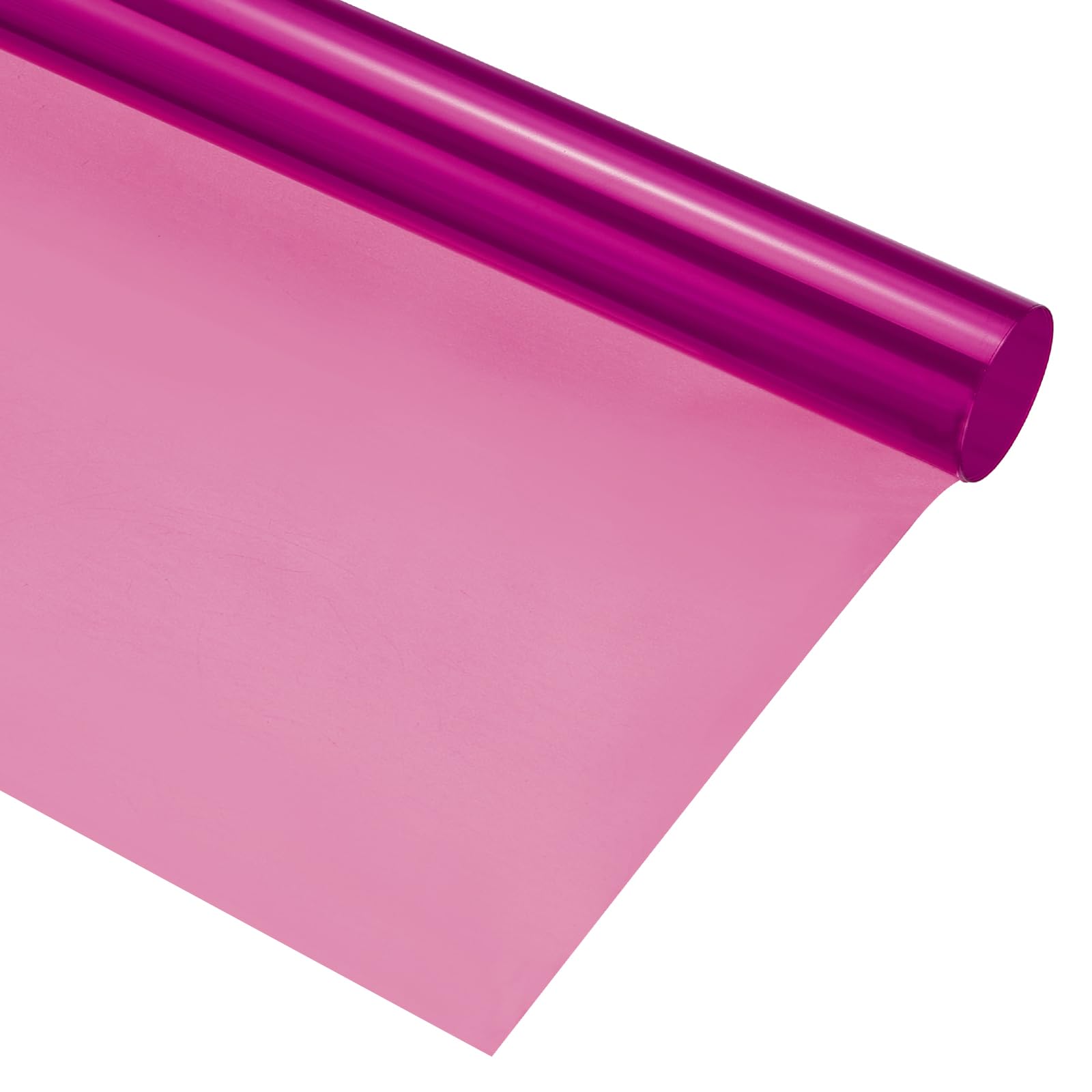 QUARKZMAN Filtro De Gel De Iluminación 39.4x39.4 Pulgadas Hoja De Corrección De Color Rosa para Luz Roja De Estudio Fotográfico, Paquete De 2