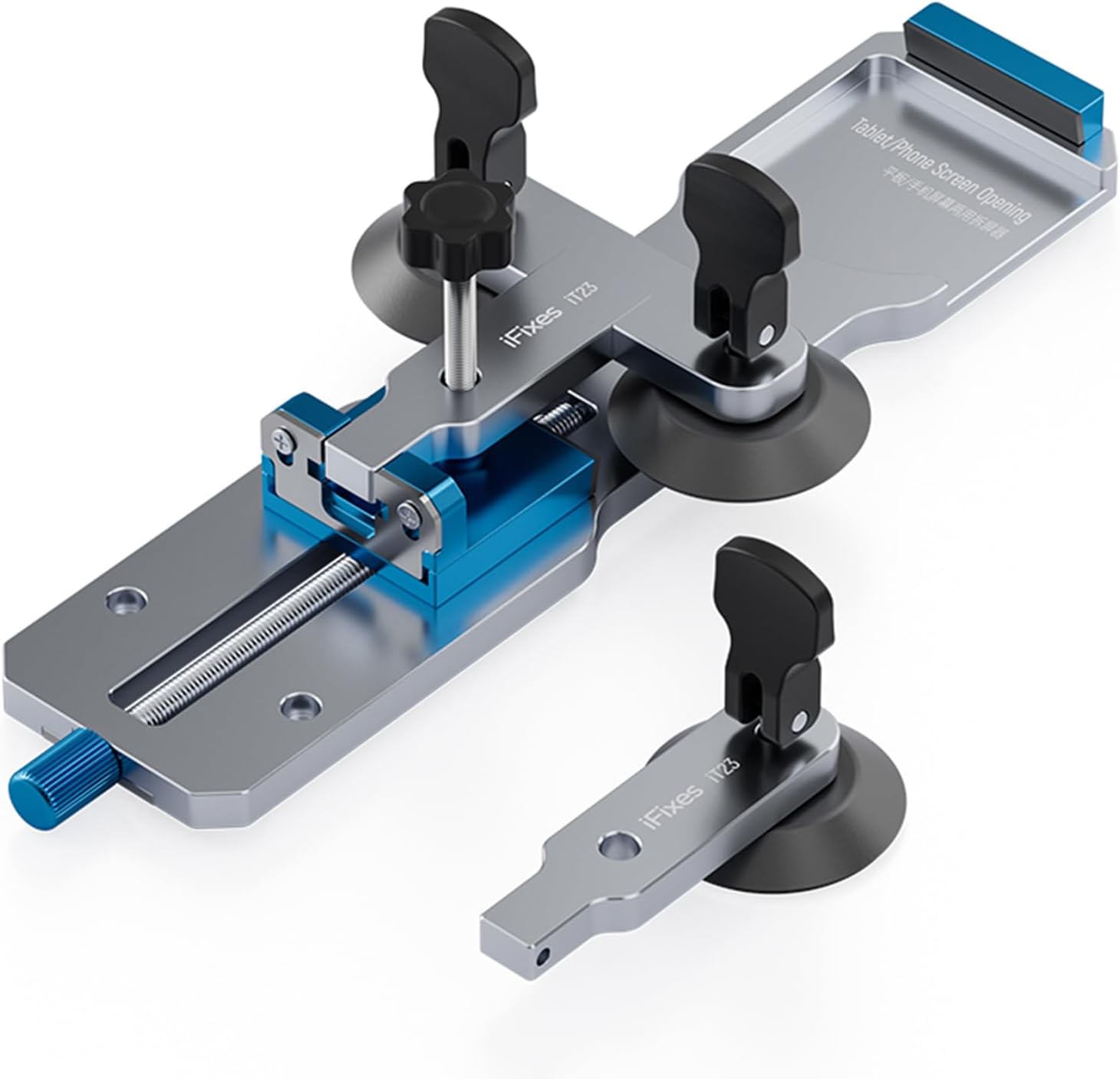 DIYPHONE Screen LCD Separator Heating-Free Phone Screen Opener with Strong Sucktion Cup Adjustable LCD Screen Opening Tool Cellphone Repair Jig Compatible for iPhone X-17 Series,for IPads,Tablet