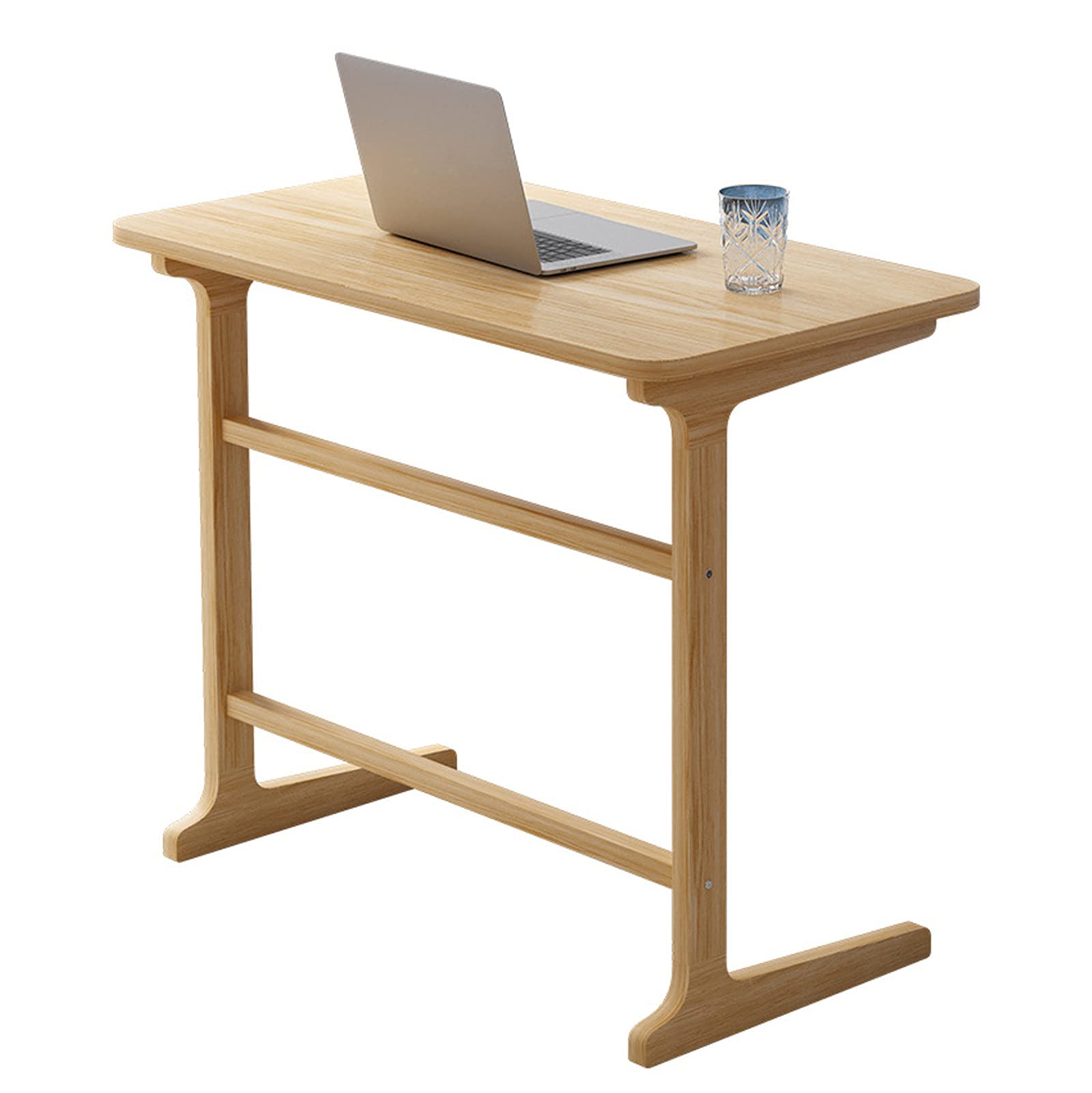 FAXIOAWA Tavolino da Salotto C Table, tavolino da scrivania per Laptop, tavolino per TV per la casa, Ufficio, Piccolo Spazio, Soggiorno, Laptop, Snack per caffè,Naturale