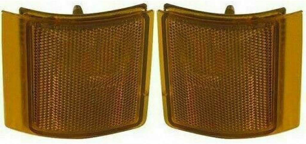 CarLights360 For GMC K1500 / 2500/3500 Side Marker Light 1994 95 96 97 1998 Passenger Side Upper DOT Certified For GM2551145