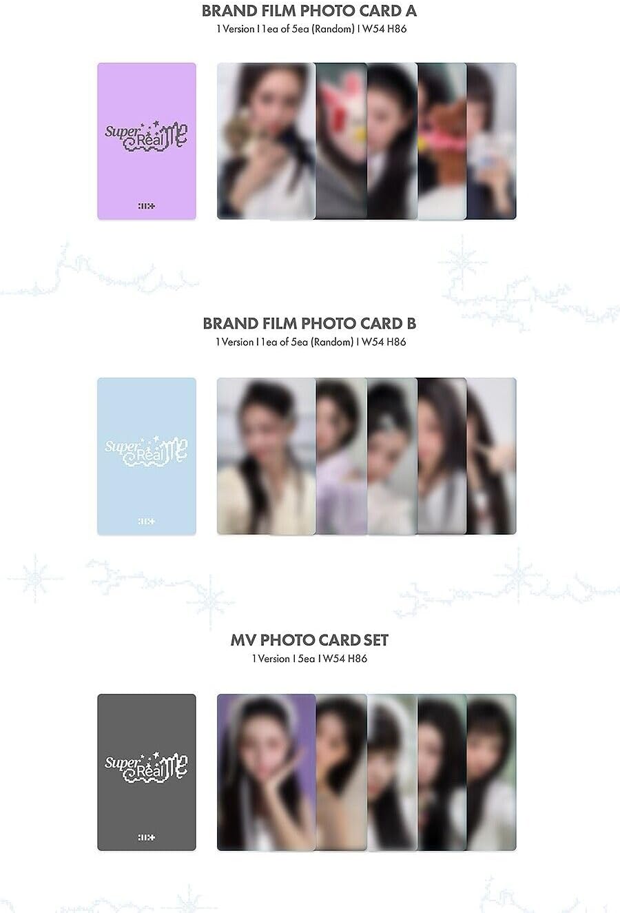 ILLIT [SUPER REAL ME] 1st Mini Album (WEVERSE ALBUMS Ver.) K-POP SEALED, 90 * 120 * 5 mm, WHITE