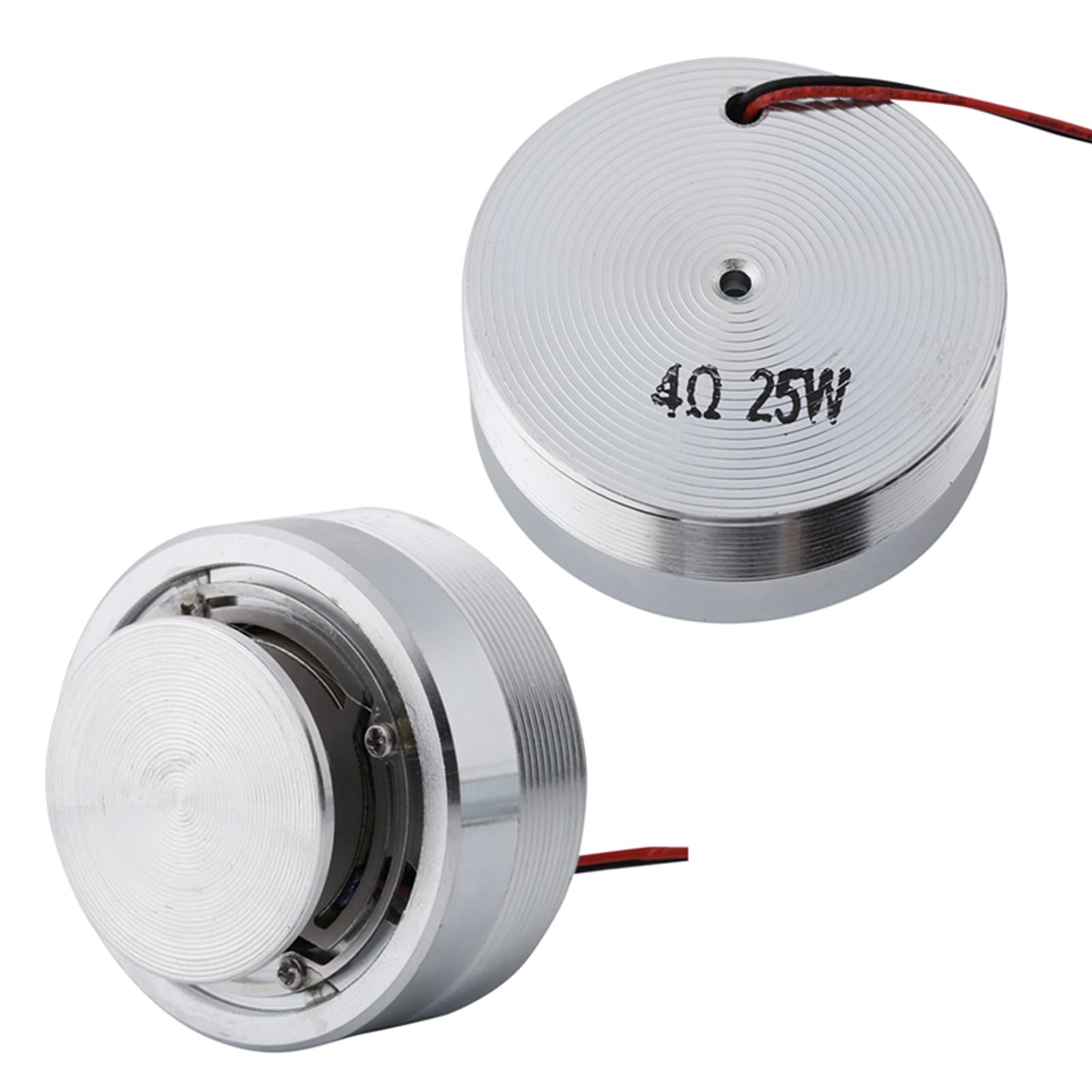 FTVOGUE Altoparlante a Vibrazione a Basso Rumore da 50mm a 2 Pollici con Tutte le Frequenze(4 Ω 25 w)