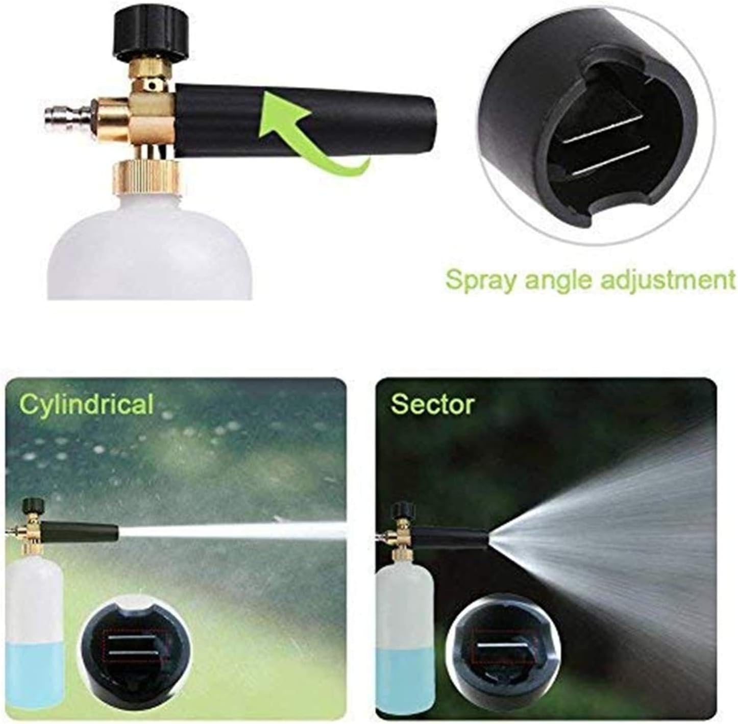 Buy GDHXW X999 Foam Wash Gun 3000 PSI High Pressure Snow Foam Lance Foam Cannon Foam Blaster