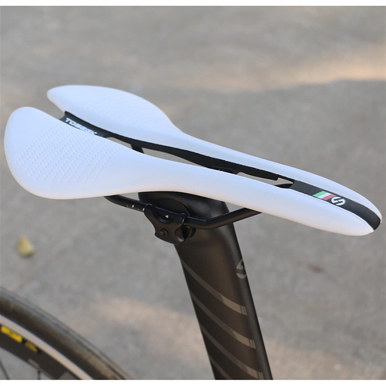 Sella Bici Comoda,Sella Bici MTB Bicycle Saddle Road Bike Ultralight Racing Seat Hollow Ergonomic Design Sedile Sedile Sella per Biciclette Bike Saddle