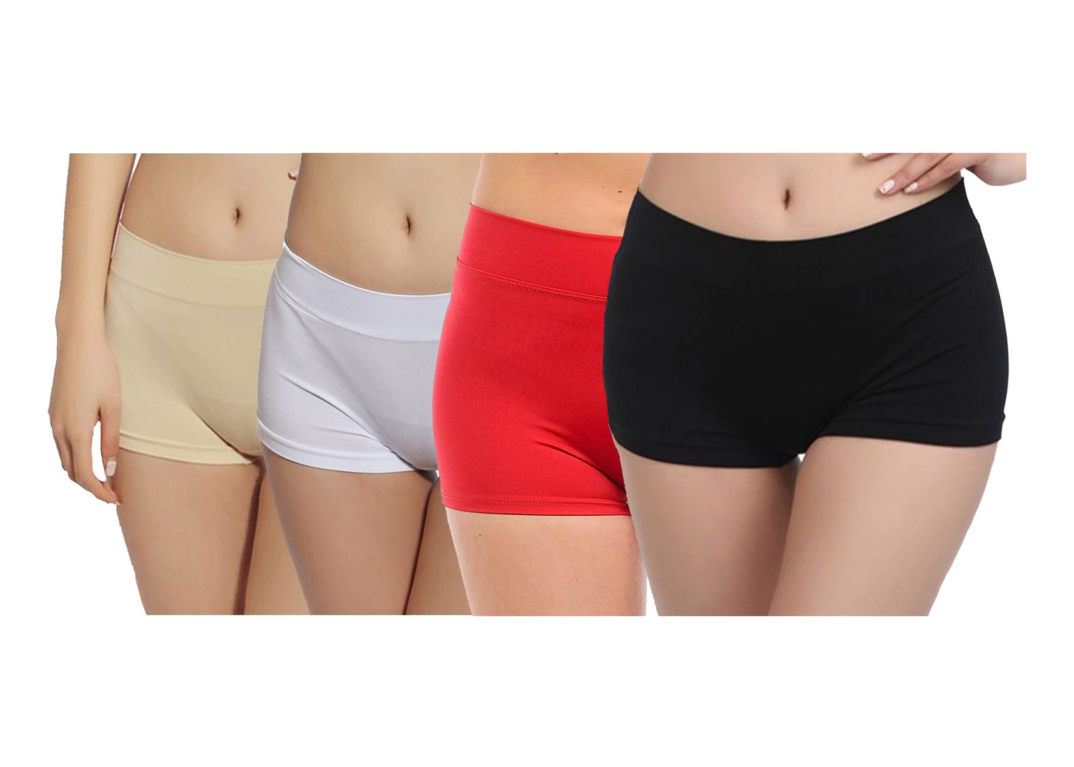 innerstyle Women's Spandex Seamless No Panty Lines Boyshort Panty, Free Size-picture-53