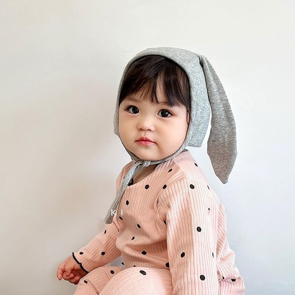 Winter Warm Knit Caps Rabbit Ears Bonnet Hat Beanie Cap for Toddlers Baby Girls and Boys - Image 2