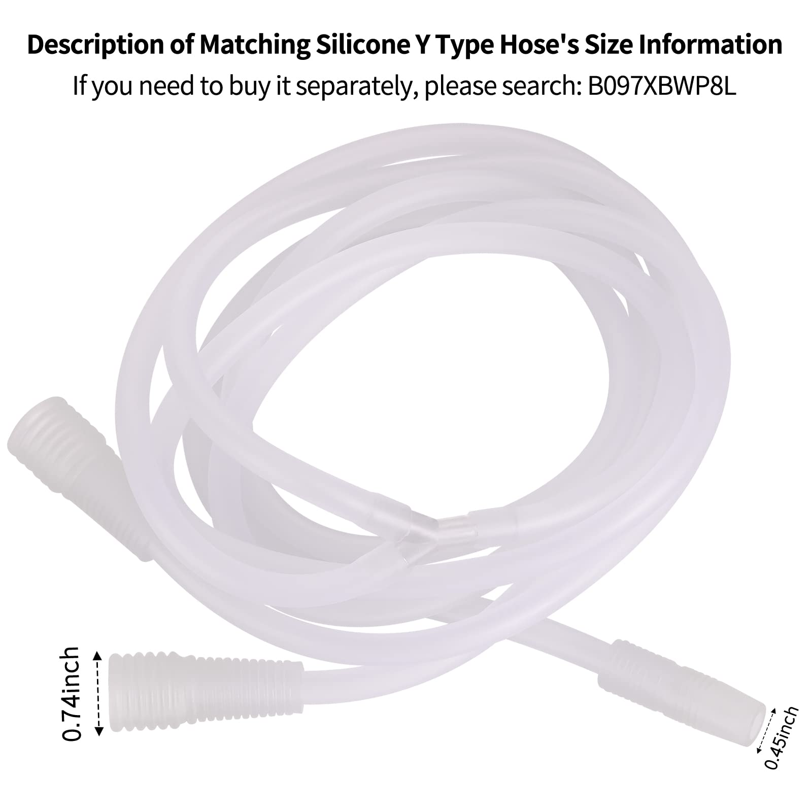 Meifuly Accessori per macchine per terapia sottovuoto, di alta qualità, diametro 21,5 cm, extra large, per sollevamento glutei e coppettazione con tubo tipo Y (1 paio)