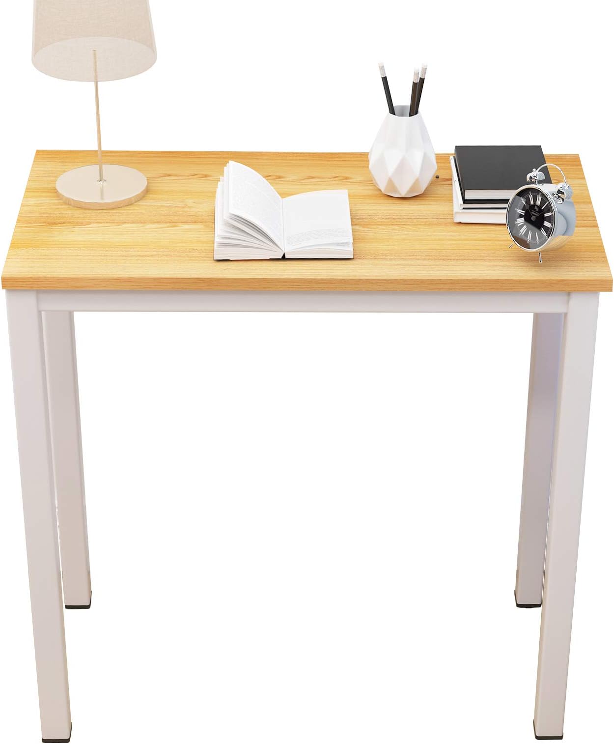 Scrivania In Legno Soges 80x40x75 Cm - Per Computer, Ufficio Casa, Quercia, Robusta - Foto 11