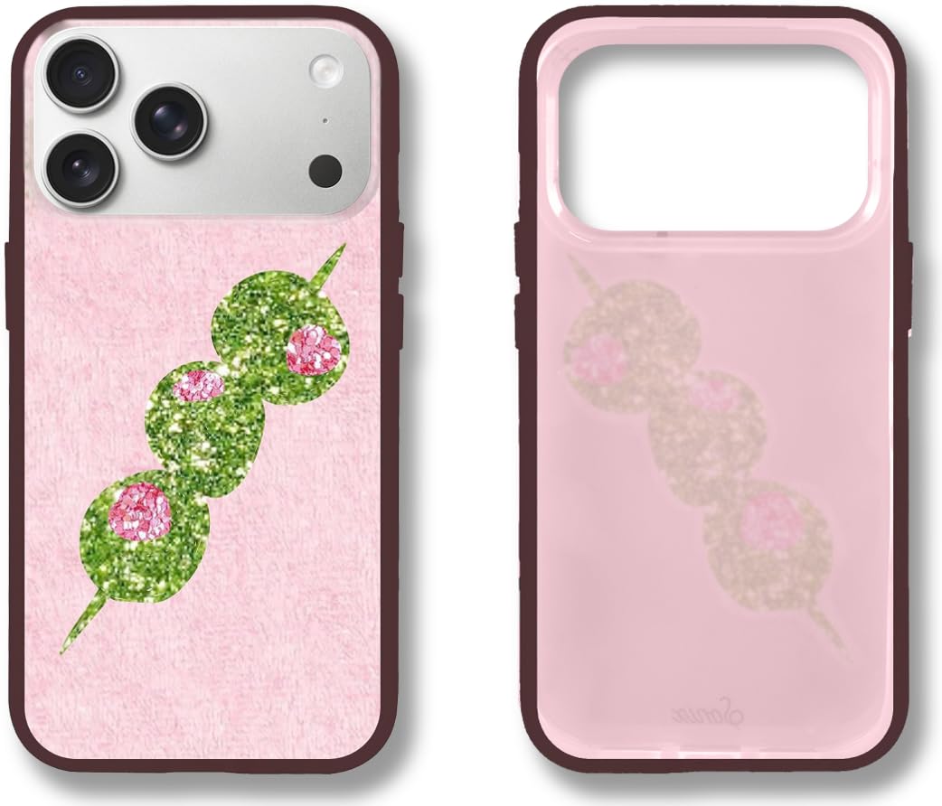 Sonix Custodia per iPhone 17 Pro Max | Olive (Velvet Pink) | 3 m Drop Tested | Custodia per telefono con strass