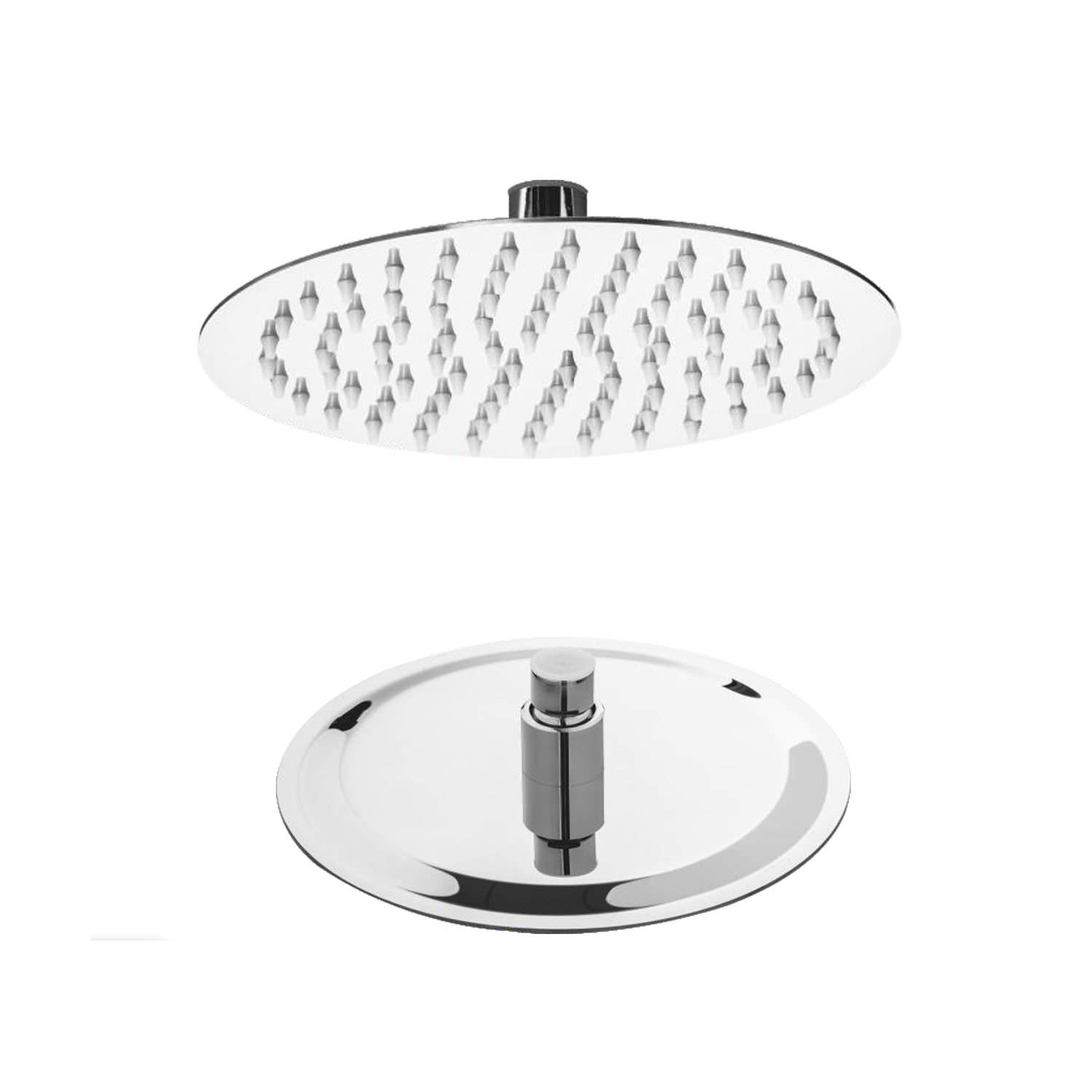 METAFORM - Soffione Doccia Top Line Tondo in Acciaio Inox Ø 20 cm