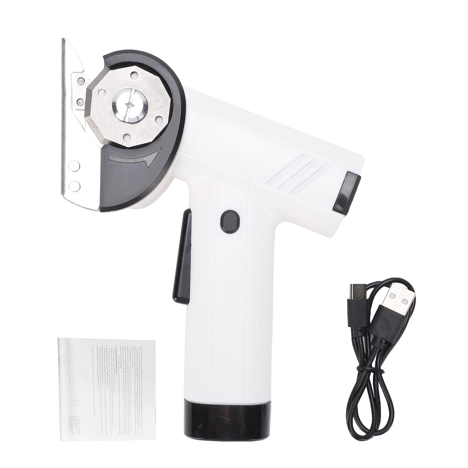 YDuupxe Elektrischer Stoffschneider, 4-Gang Aufladbar, 6 Mm Kapazität