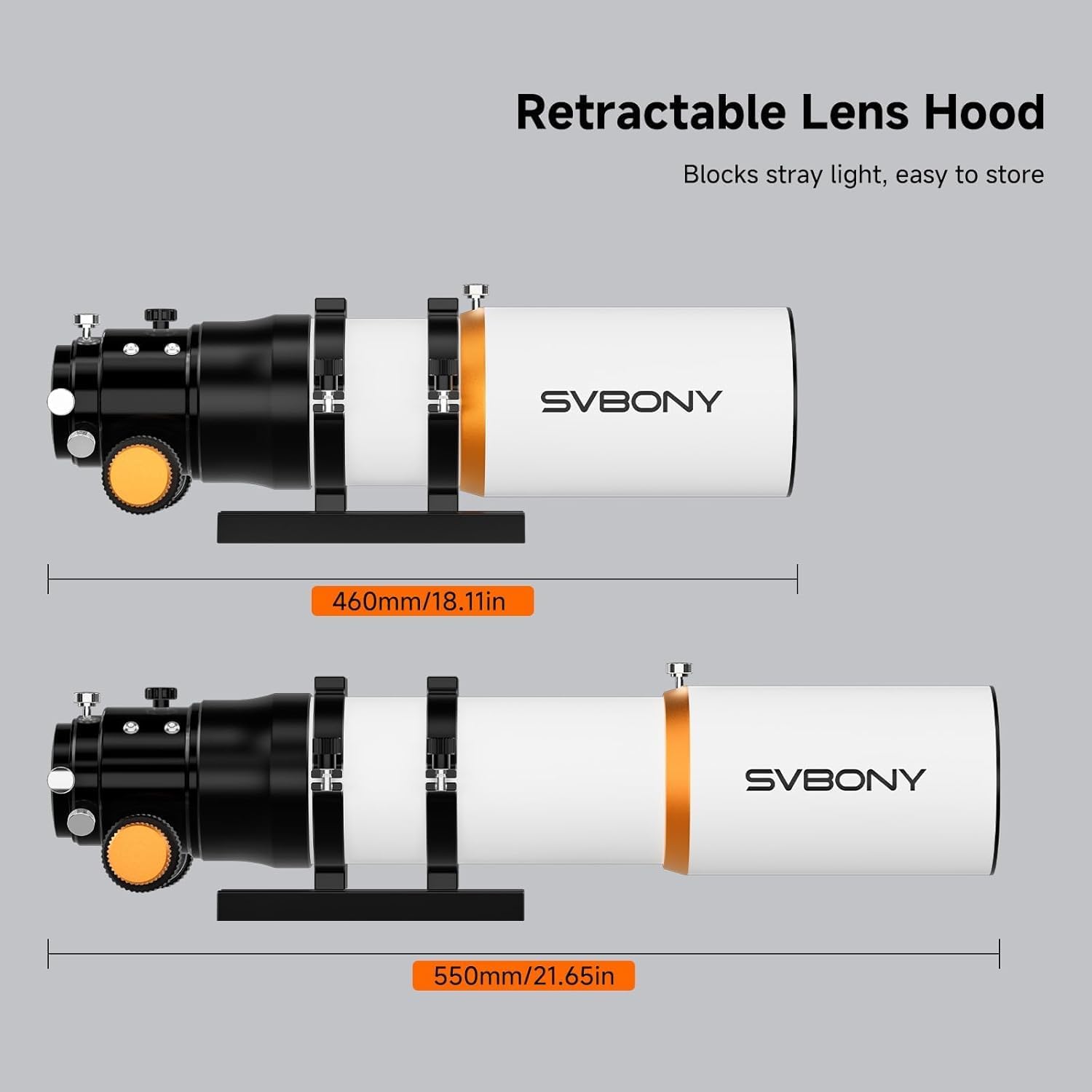 SVBONY SV503 Refractor Telescope with Built-in Field Flattener and SV305C Pro Telescope Camera