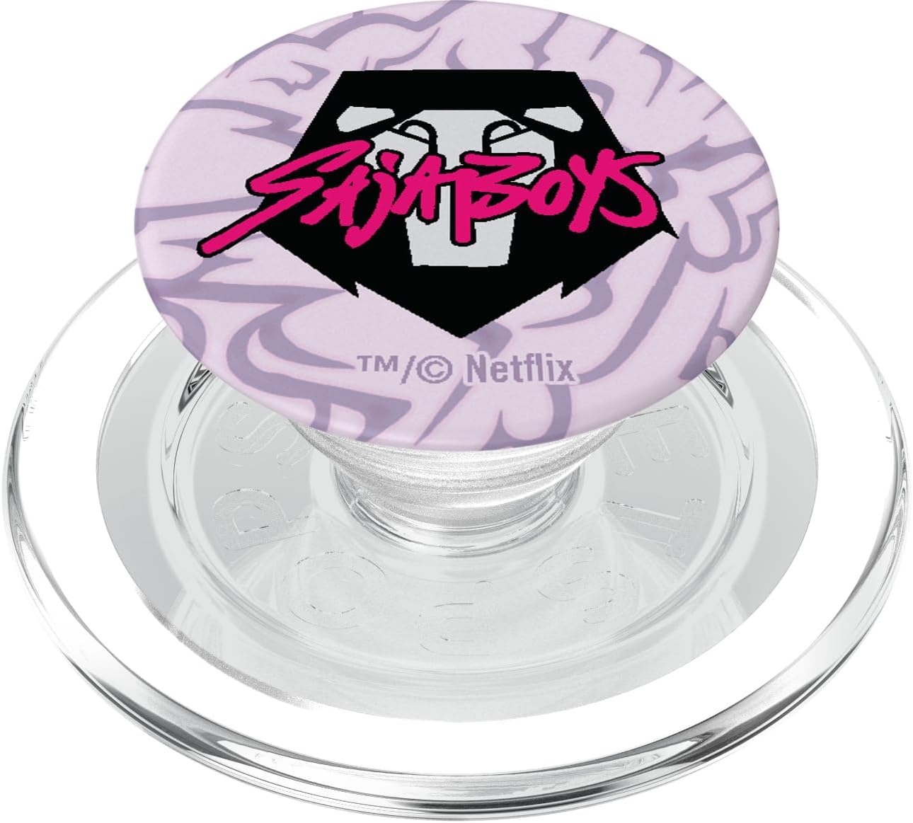 Kpop Demon Hunters Saja Boys Demon Pattern PopSockets PopWallet for MagSafe