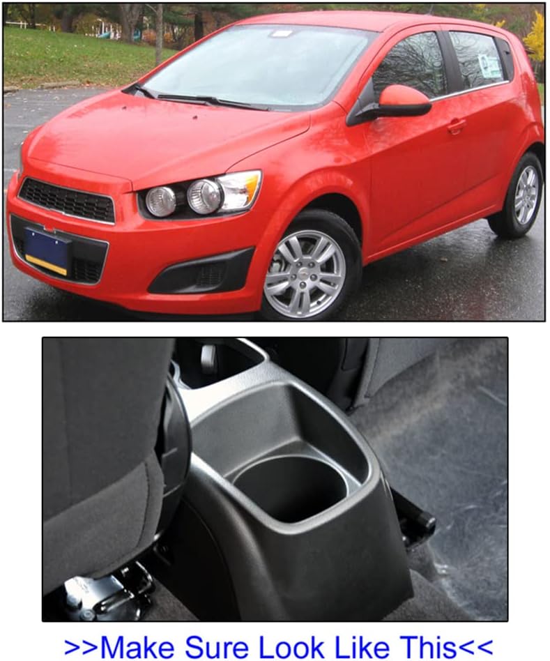 Compatible with Leather Car Center Console Armrest Box Chevrolet Aveo Sonic T250 T300 Holden Barina 2011 2012 2013 2014 2015 2016 2017 Armrests Storage Box