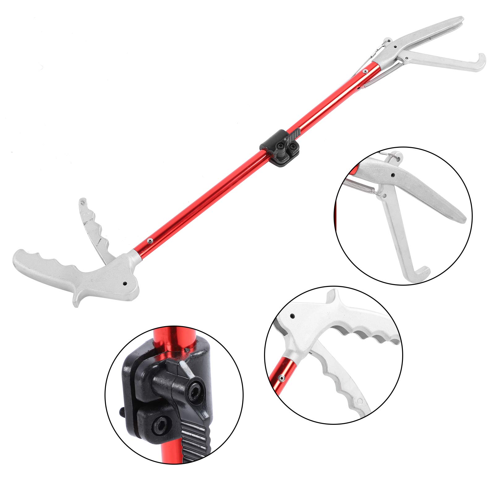 Verrückter Professionelle Aluminiumlegierung Clip Tool Faltbarer Schlangengreifer, Faltbare Schlangenzange, Haustiere Kleintiere Reptilien für die Schlange