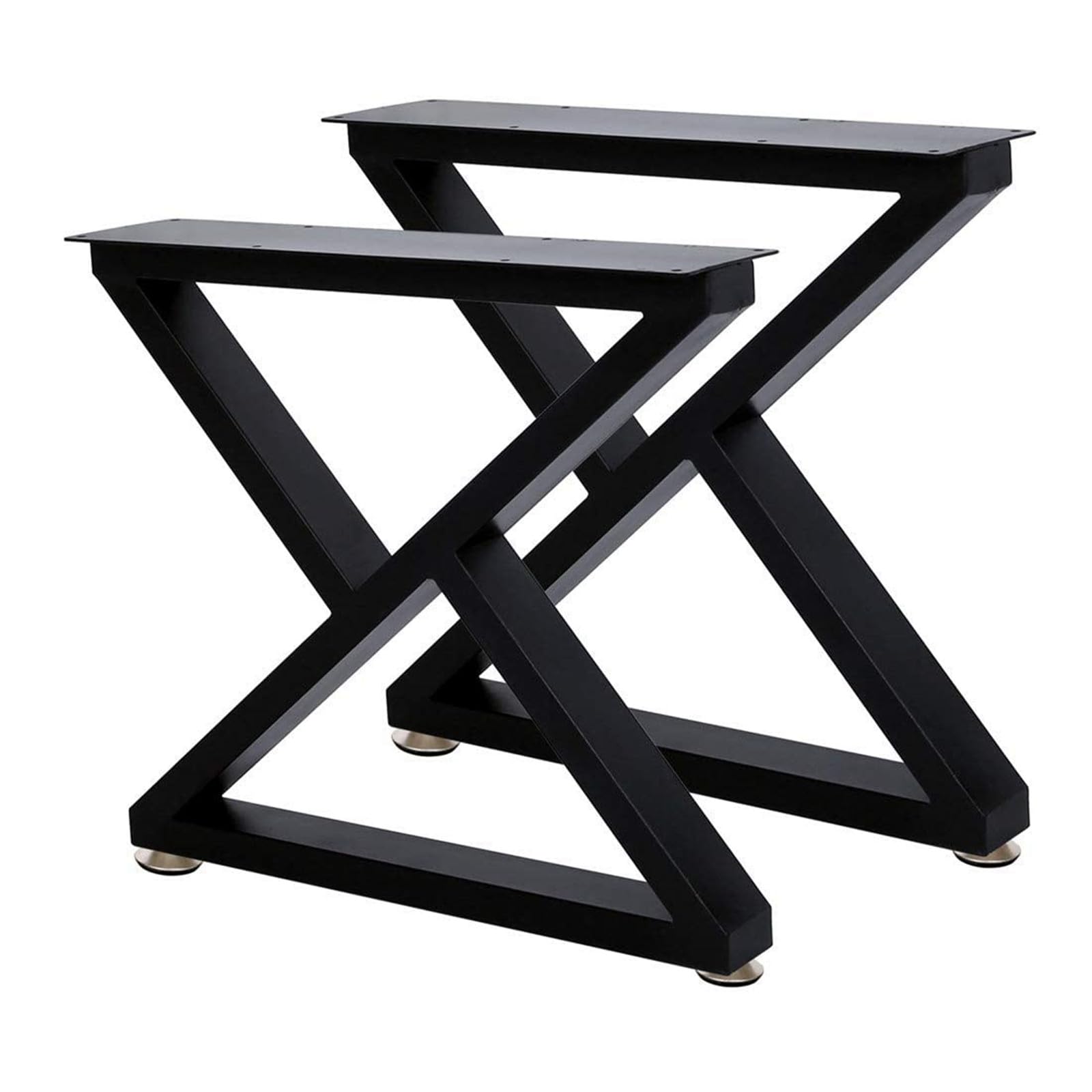 Metal Coffee Table Leg 16 inch Heavy Duty Z Shape Table Legs DIY Modern Bench Legs, Industrial Furniture Legs, Set of 2-image-27