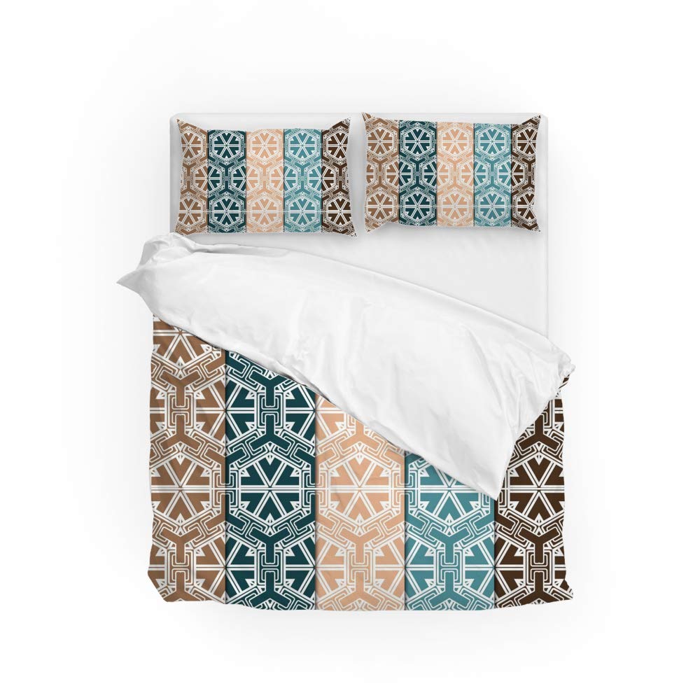 Linge de lit hexagonal pour transformer une chambre d'ado jumeau