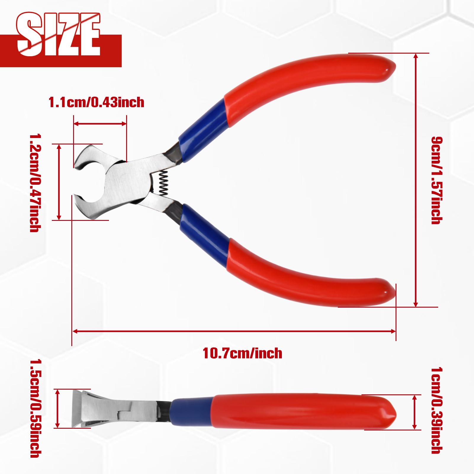 GOLD DEER Mini End Nippers Precision End Cutters Small End Cutting Plier Nail Puller Tool for Carpenter Jewelry Pliers for Beading Jewelry Making Wire Cutting DIY Craft Hobby Supplies - Image 4