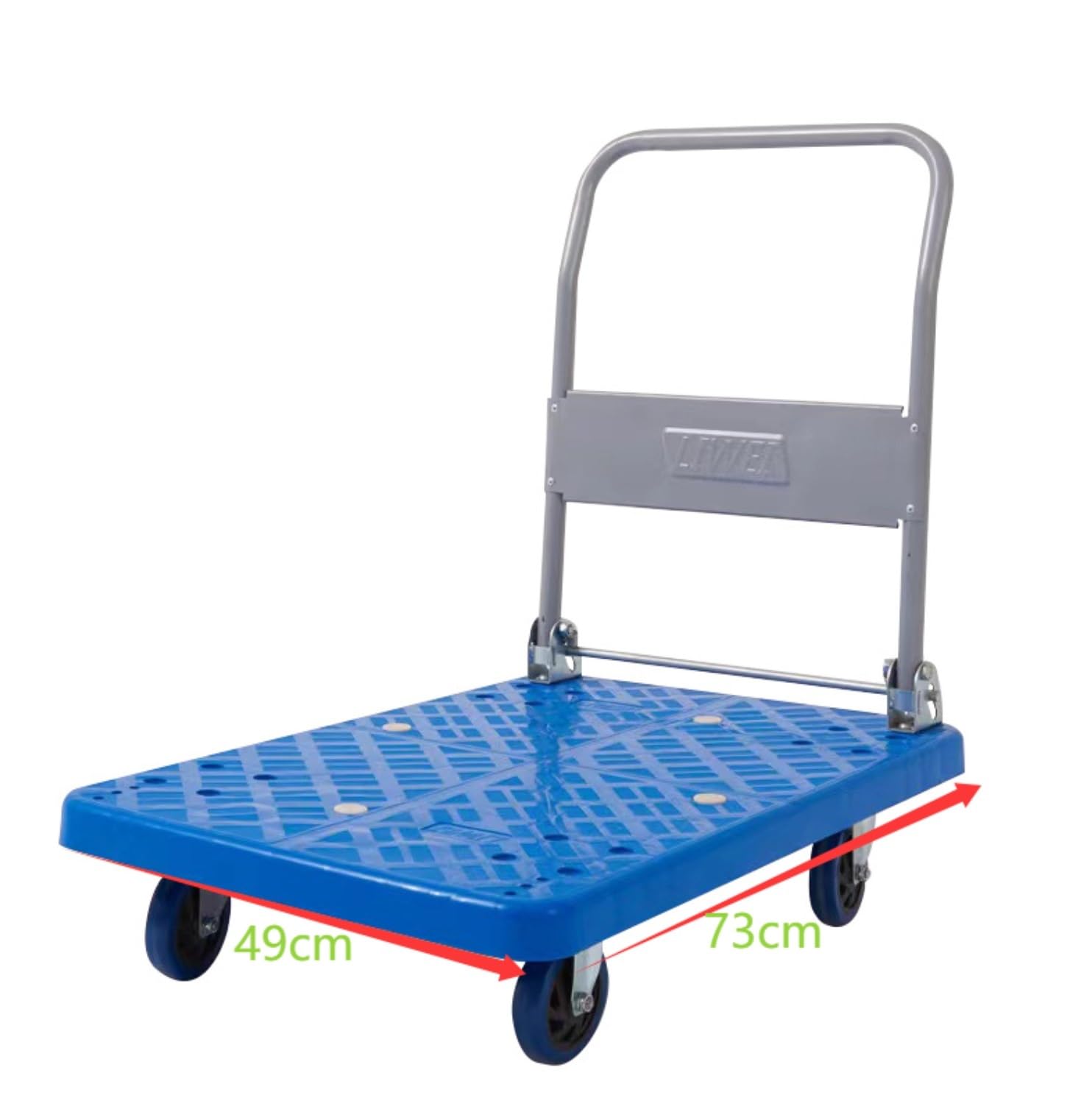 Carretilla De Mano Plegable Carretilla De Empuje Plegable, Plataforma Móvil De Servicio Pesado, Carretilla Manual Garaje Y Oficina