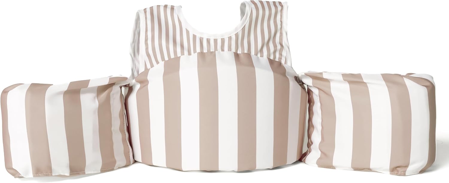 Colorblock Swim Vest, Toddler Life Jacket, Cute, Simple, Life Vest for Boys and Girls (Blue)