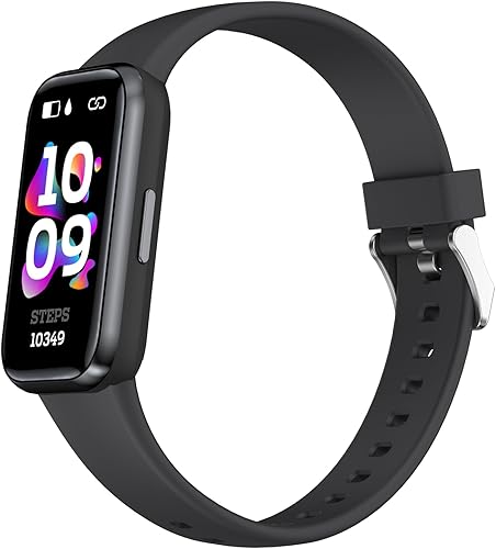 ZURURU Reloj de seguimiento de actividad física con monitor de oxígeno en sangre y frecuencia auditiva, reloj inteligente con seguimiento de