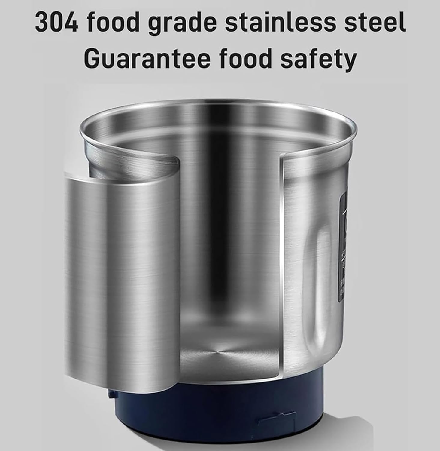 Household Small Powder Grinding Machine, Grain mills, Herb Grinder, Spice Grinder, Electric Coffee Grinder, Multifunctional Grinding Machine with 304 Stainless Steel Blade (Blue)