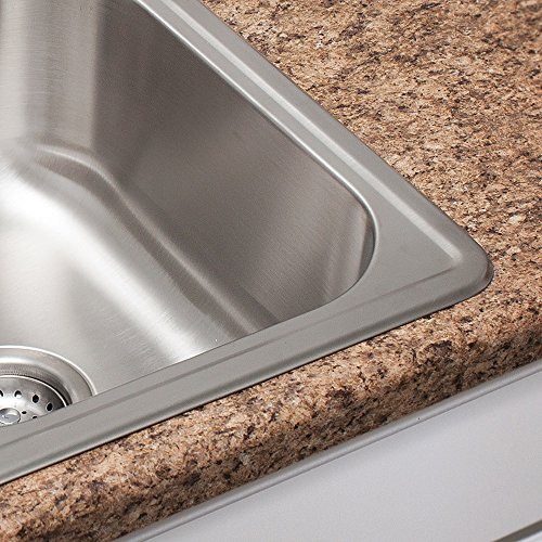 Kindred FSB1722BX 8" Deep Stainless Steel Single Bowl Topmount Bar