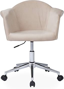 LOWYA ロウヤ　ラタン調デスクチェア　ワークチェア　キャスター付き　ベージュ Amazon.co.jp: LOWYA ロウヤ デスクチェア ラタン調チェア