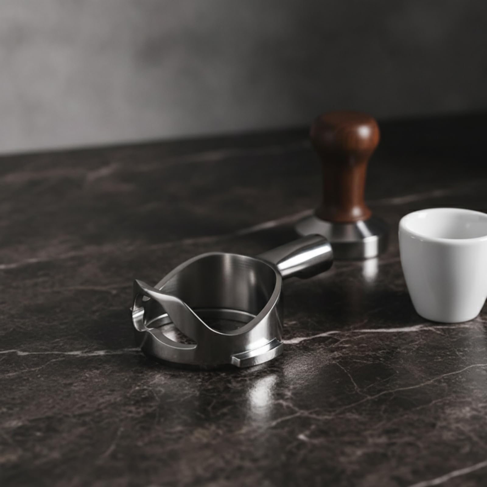 predolo Portafiltro Nudo da 58 Mm Resistente | In Acciaio Inox 304, Professionale, Portafiltro aperto da 58 Mm, per Caffetteria, Casa, caffettieri, Per