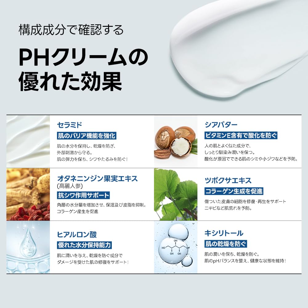 Amazon | SAM'U(サミュ) PHセンシティブクリーム 60ml 保湿クリーム 顔