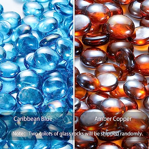 Vicluke 44 Inch Aluminum Propane Fire Pit Table w/Faux Ledgestone, Hand