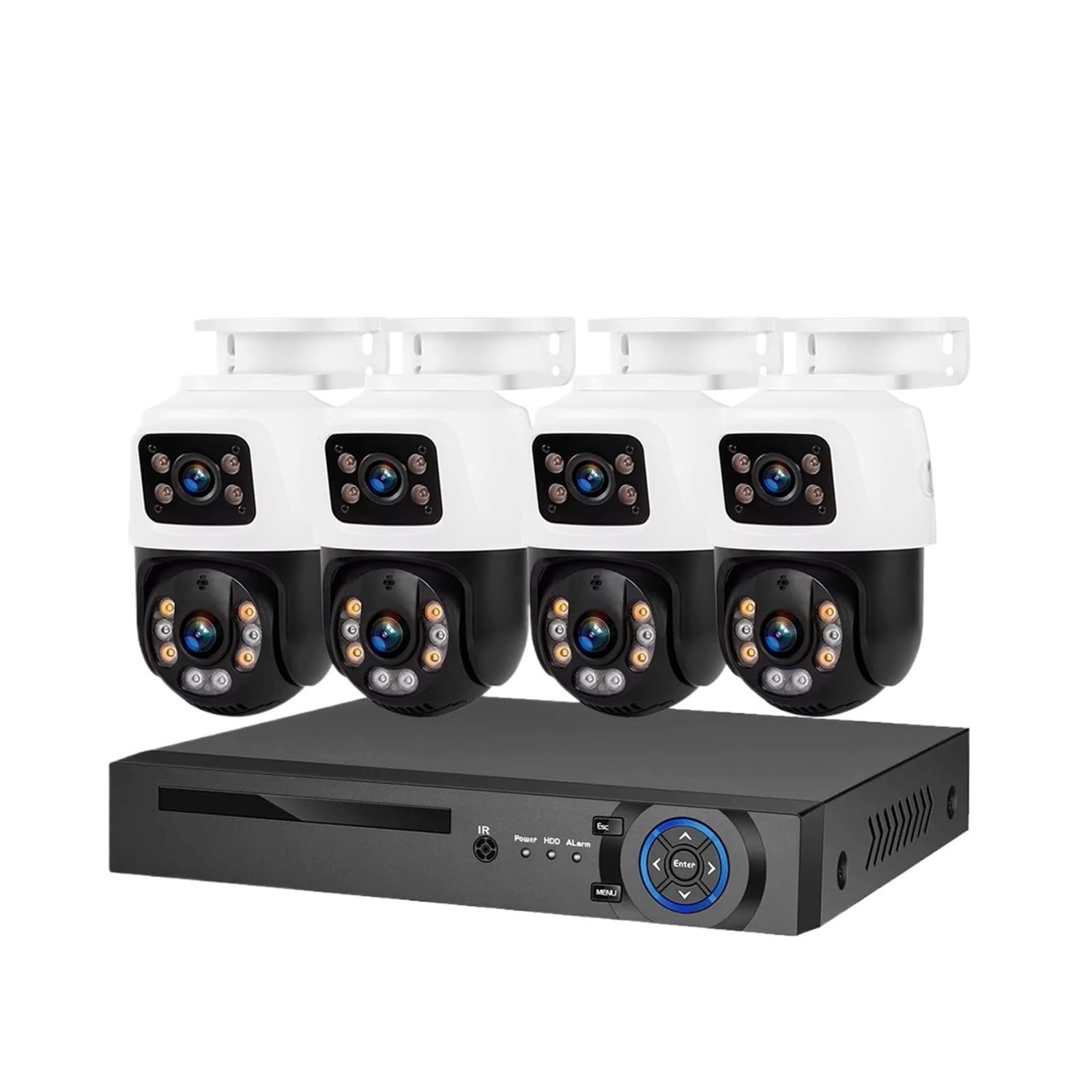 JVDDI 6MP HD PTZ PoE CCTV Security Camera System Human Detection Color Night Vision Expand 10CH NVR Video Surveillance IP Cam