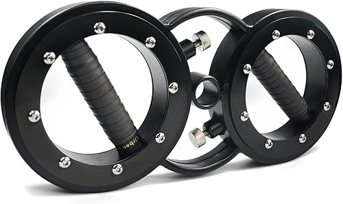 FIITY Máquina Rotadora Ajustable de Resistencia de 18 Libras para Entrenamiento de Fuerza del Cuerpo Superior, Agarres Giratorios de 360 Grados,