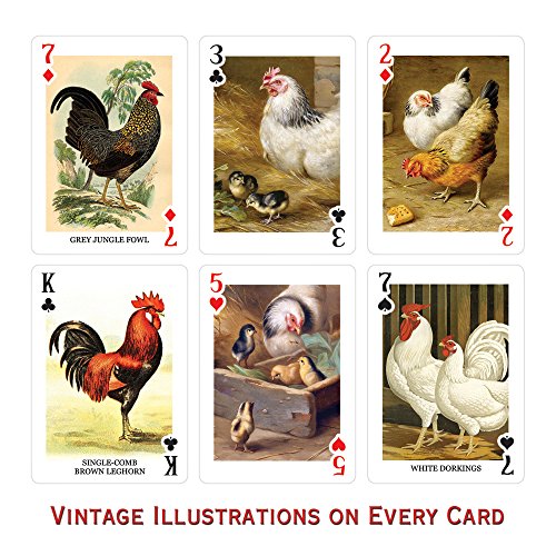 Baraja de Naipes Poker Prospero Art Chickens miniatura 3